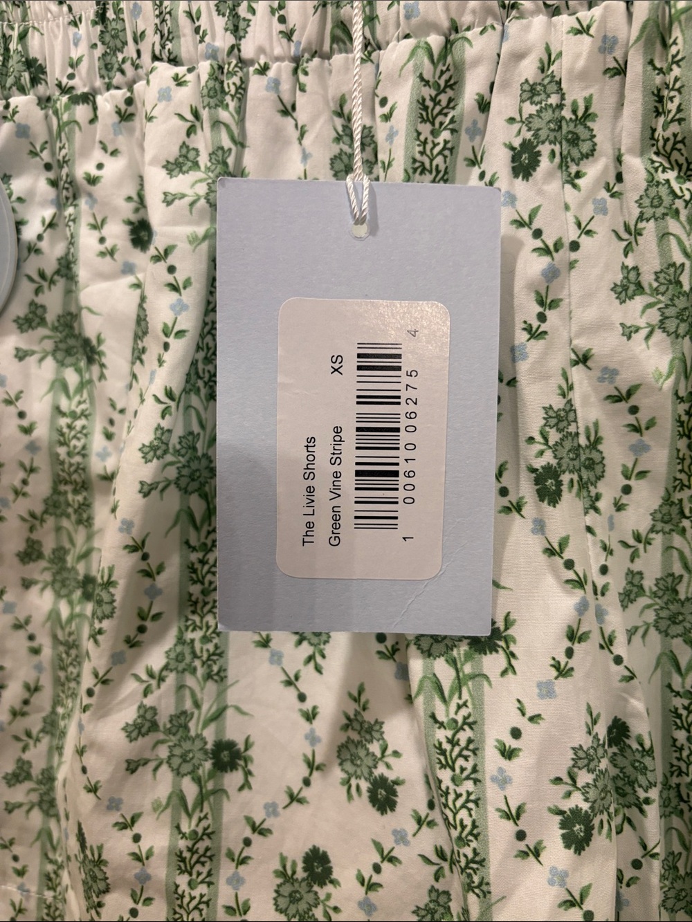 Women’s Hill House Two-Piece Green Floral Short Set - Picture 6 of 6